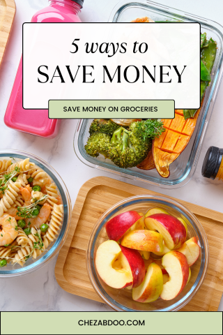 5 ways to save money on groceries